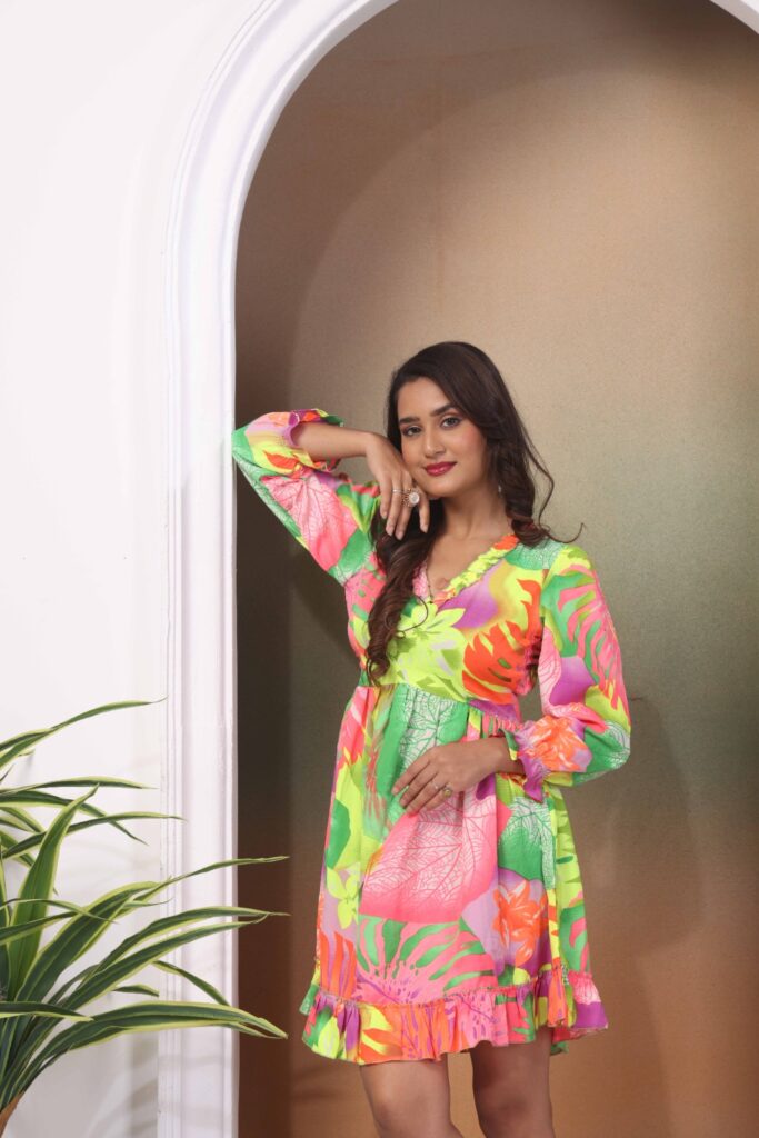 Summer Breeze Boho Silk Dress