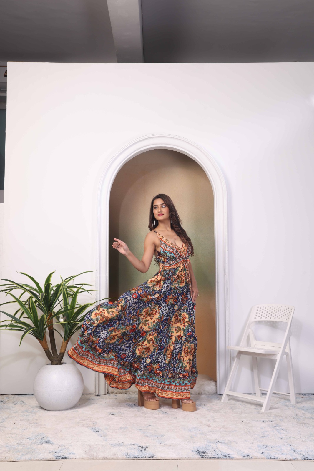 Flowy Boho Maxi Dress